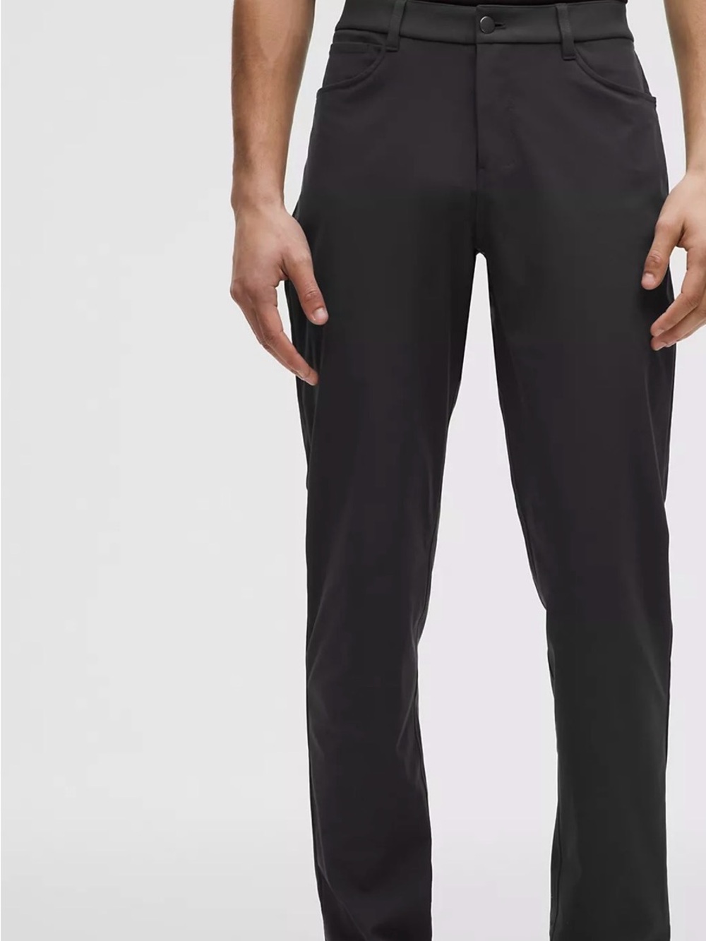 Lululemon classic fit Men's Black Slim Performance Pants